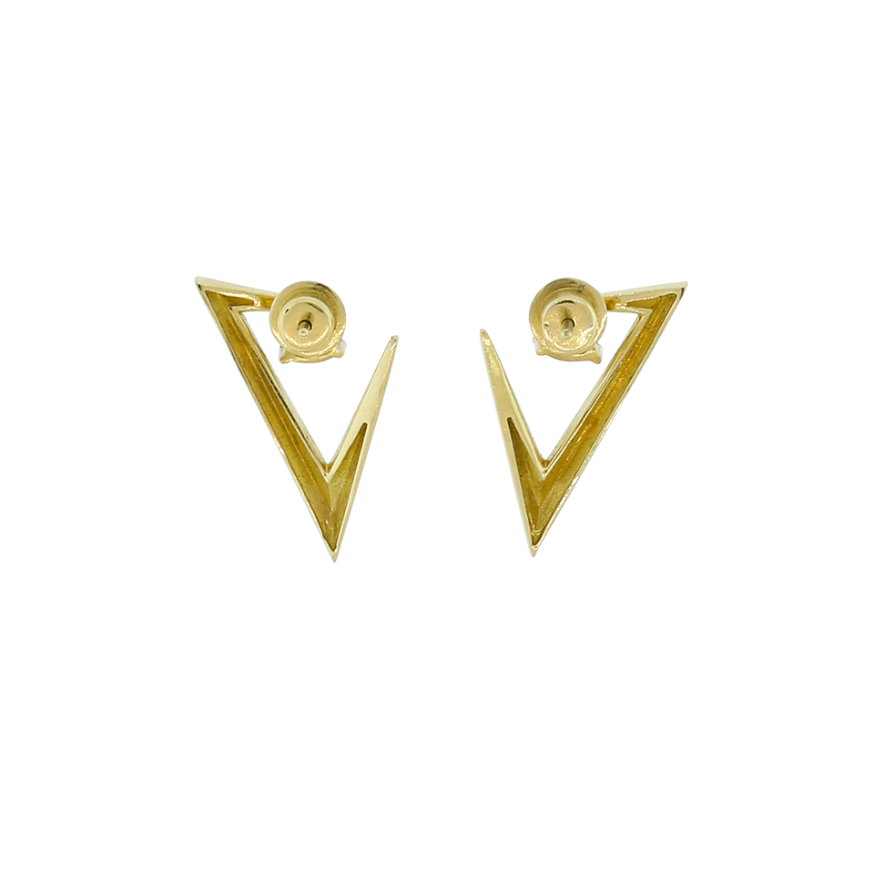 NIKOS KOULIS-Alexandrite V Earrings-YELLOW GOLD