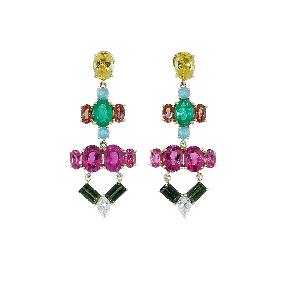 NIKOS KOULIS-Eden Earrings-YELLOW GOLD