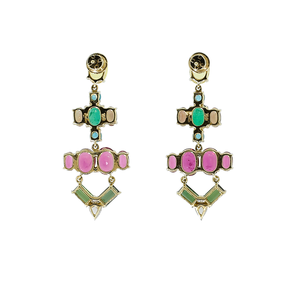 NIKOS KOULIS-Eden Earrings-YELLOW GOLD
