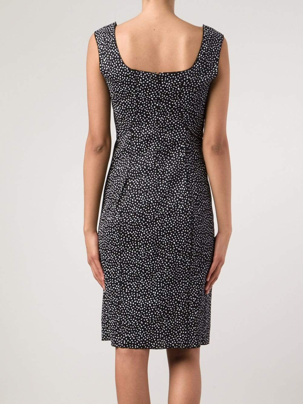NINA RICCI-Ruffle Top Pencil Dress-