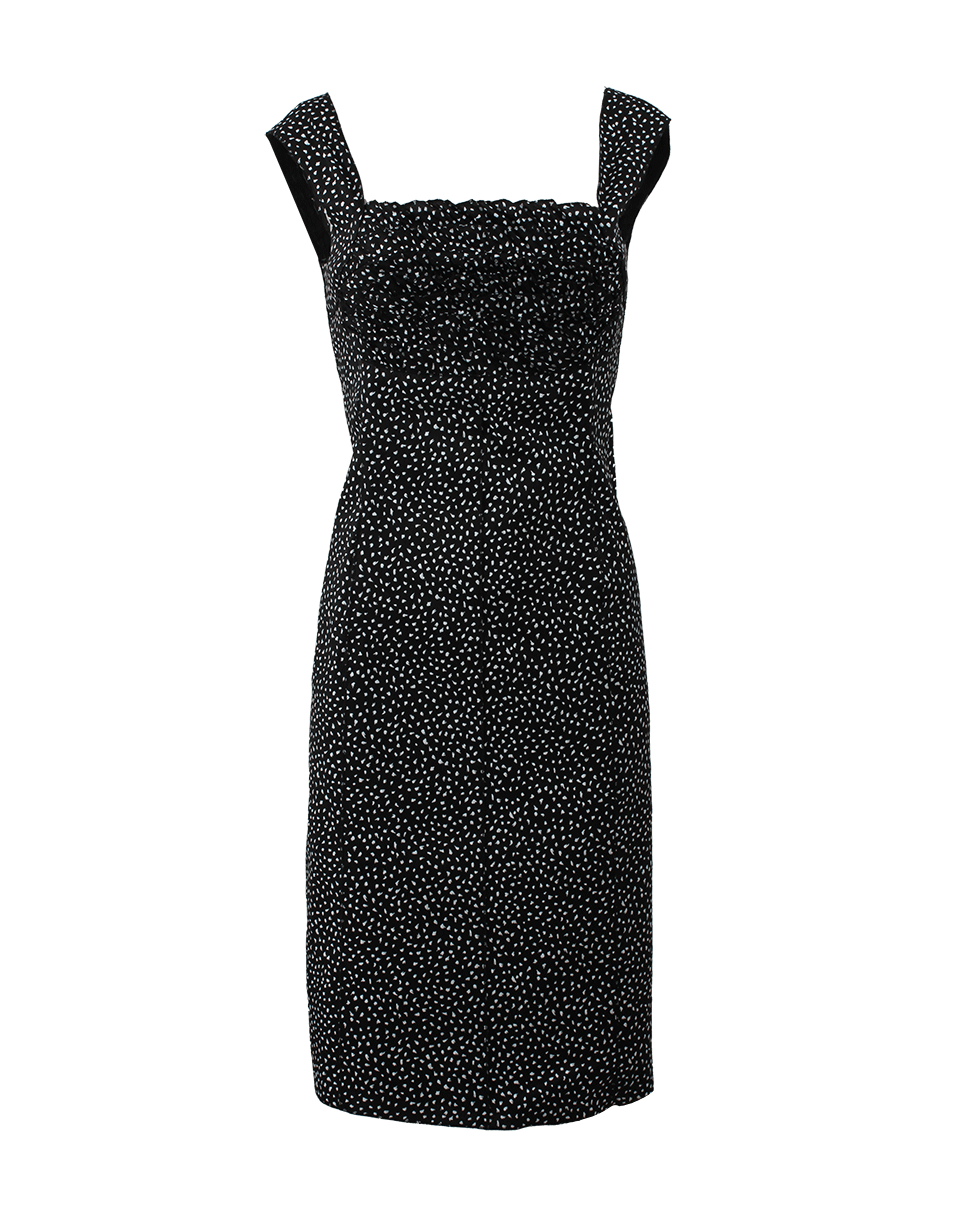 NINA RICCI-Ruffle Top Pencil Dress-