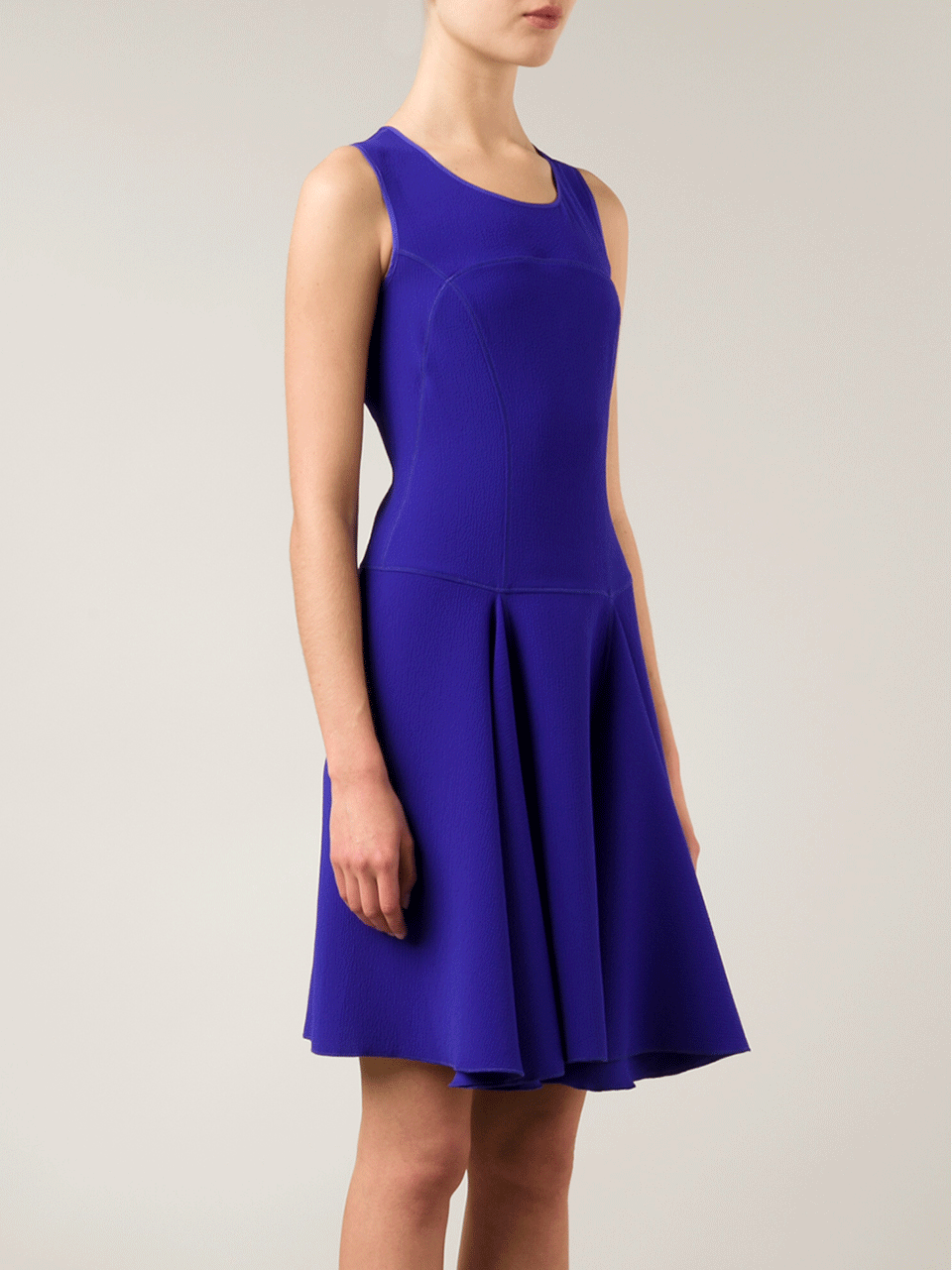 NINA RICCI-Flounce Front Dress-