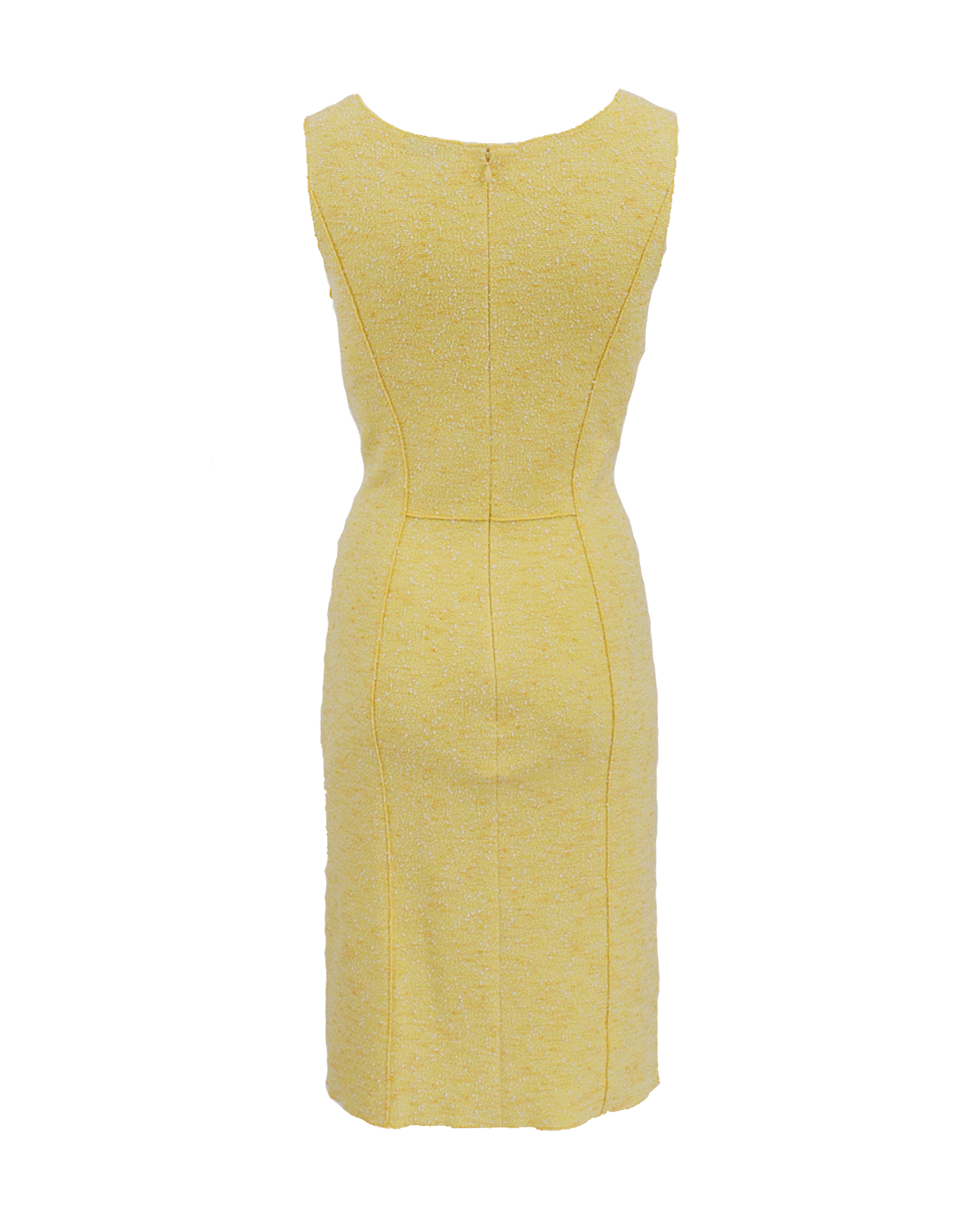 NINA RICCI-Sleeveless Scoopneck Dress-