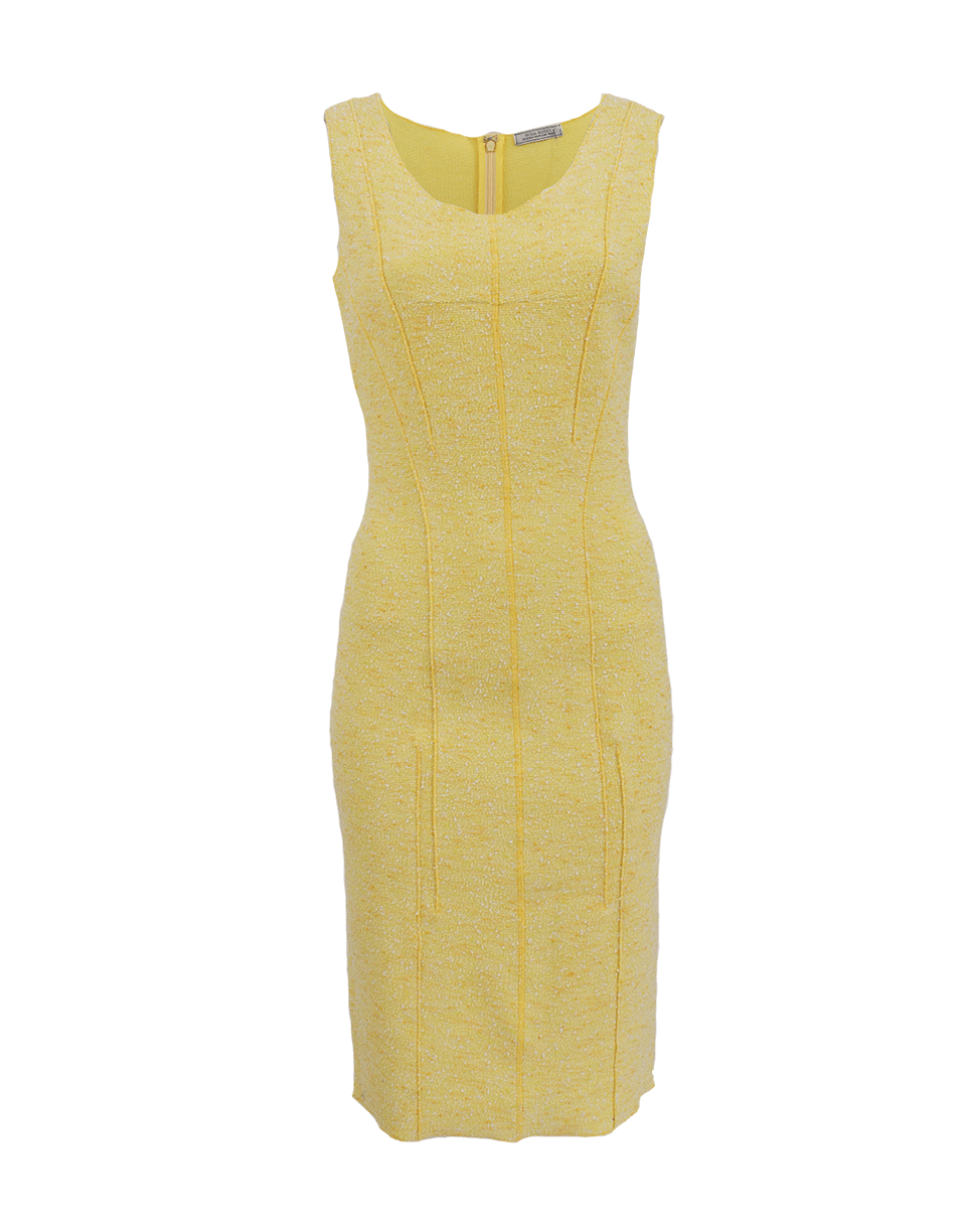 NINA RICCI-Sleeveless Scoopneck Dress-