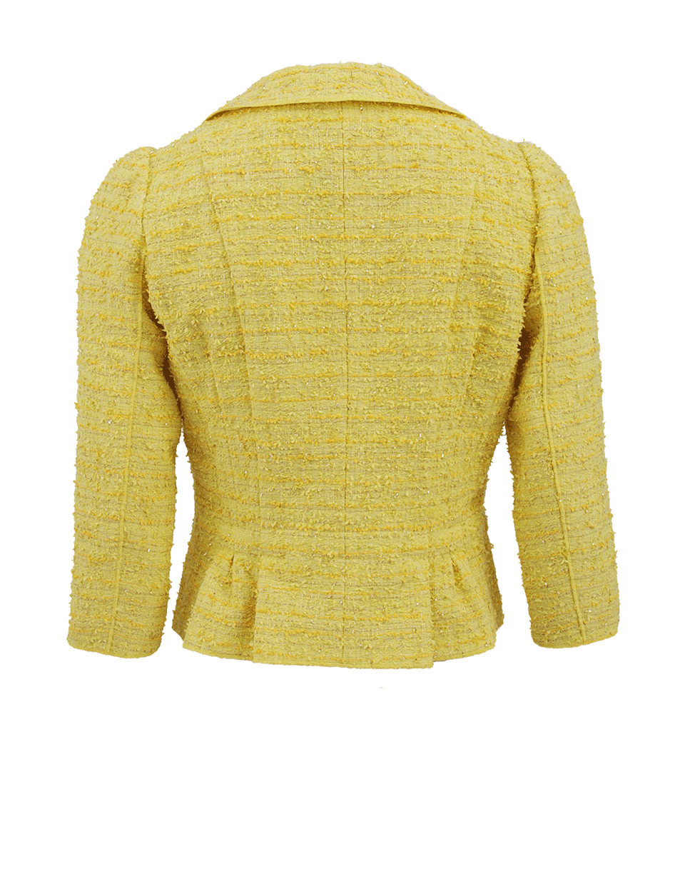 NINA RICCI-One Pocket Tweed Jacket-