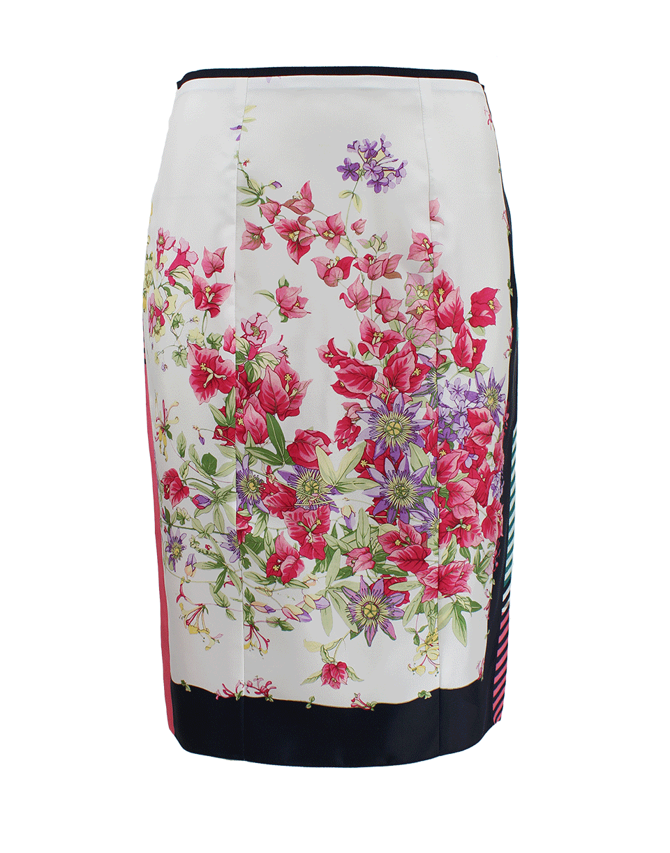 NINA RICCI-Silk Twill Scarf Skirt-