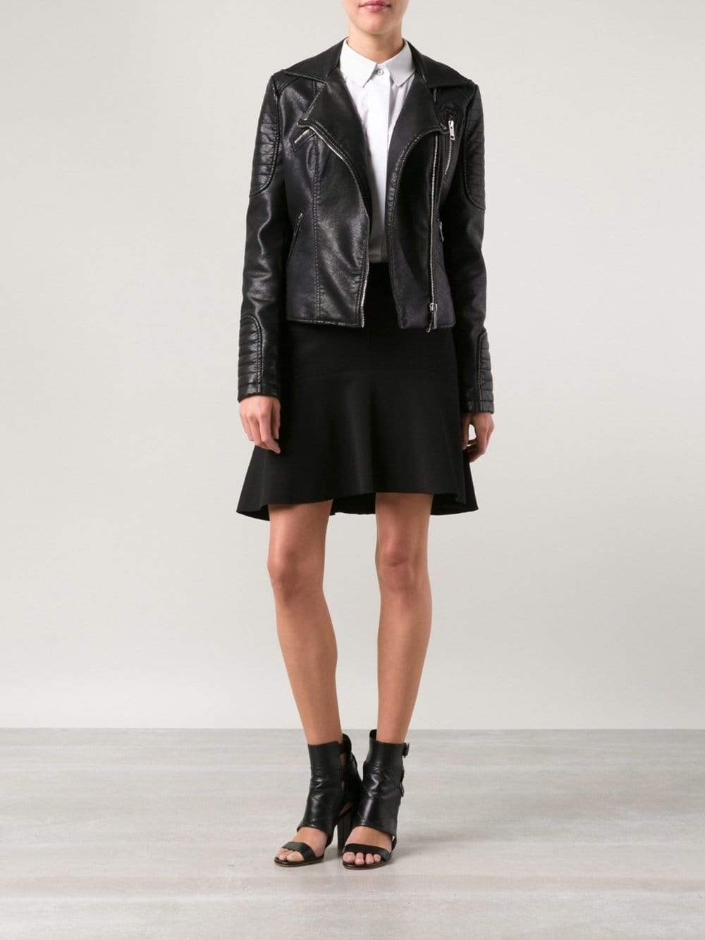 NINA RICCI-Fit And Flare Skirt-