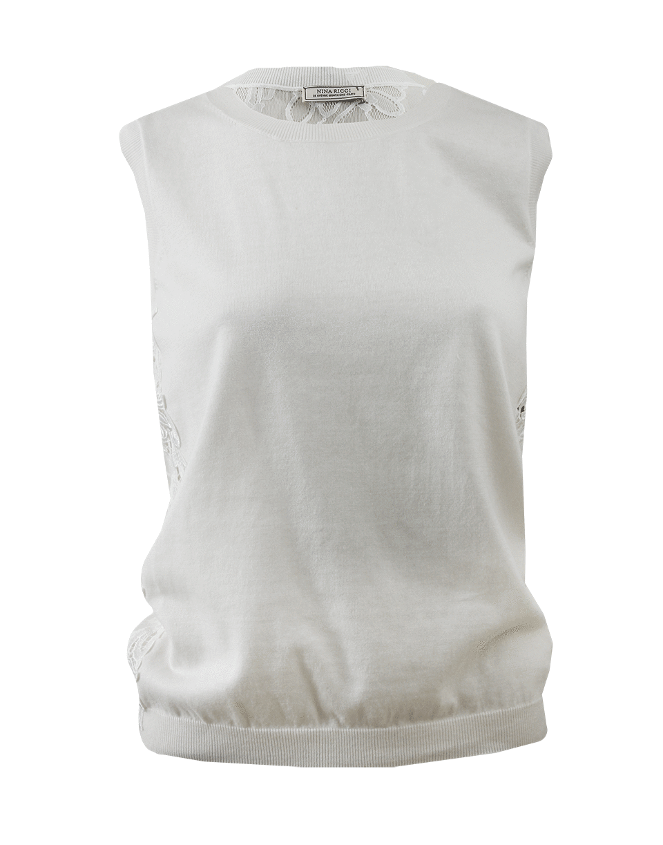 NINA RICCI-Lace Back Shell-