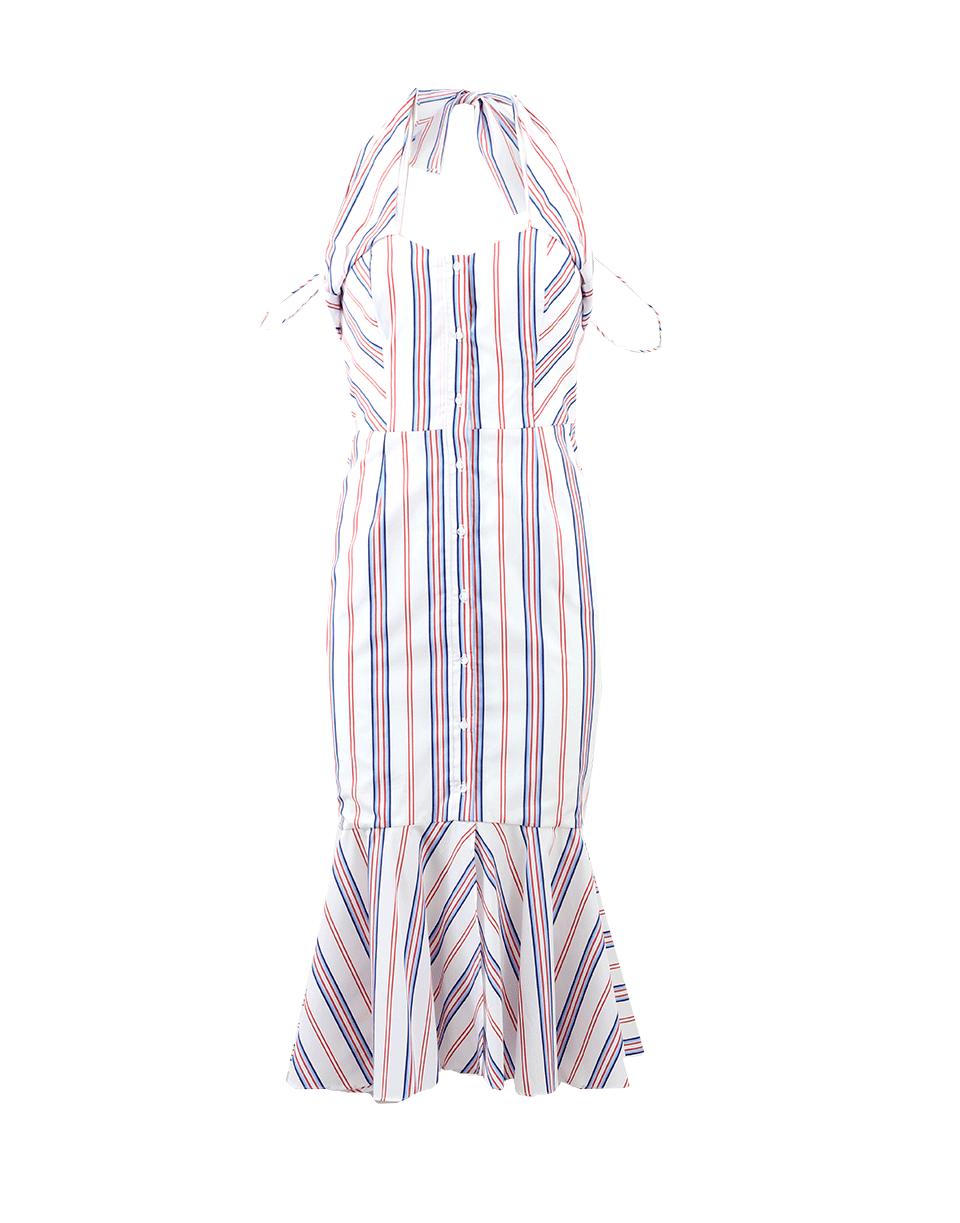 N/NICHOLAS-Stripe Tie-Up Dress-