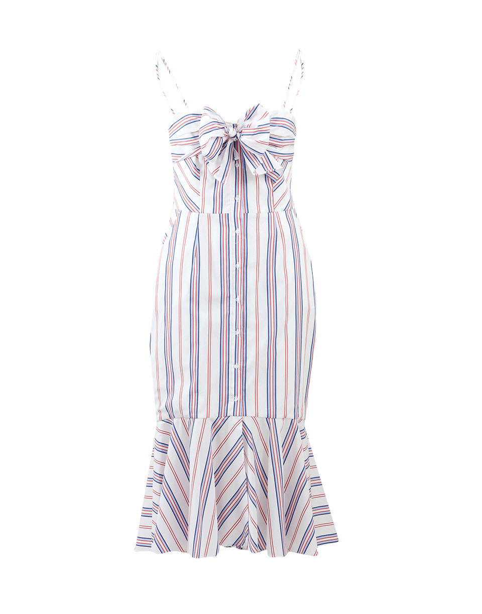 N/NICHOLAS-Stripe Tie-Up Dress-