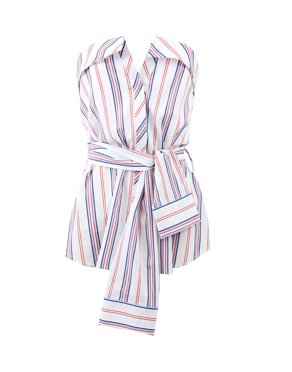 N/NICHOLAS-Stripe Strapless Bustier-