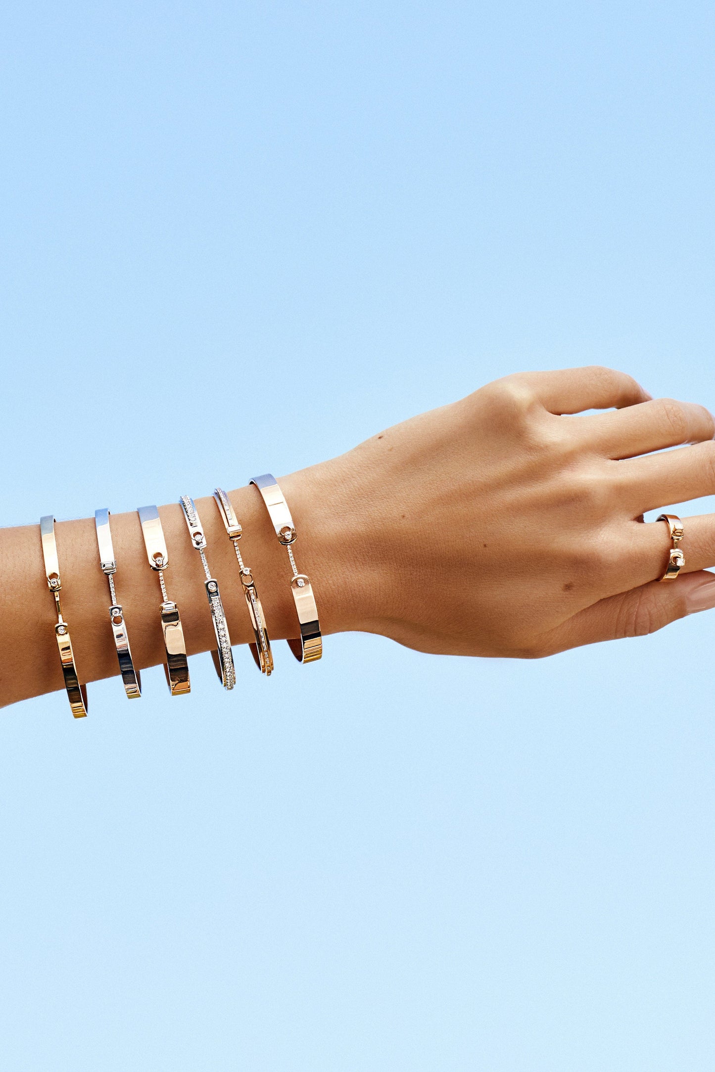 NOUVEL HERITAGE-My Best Friends Wedding Mood Bangle-ROSE GOLD