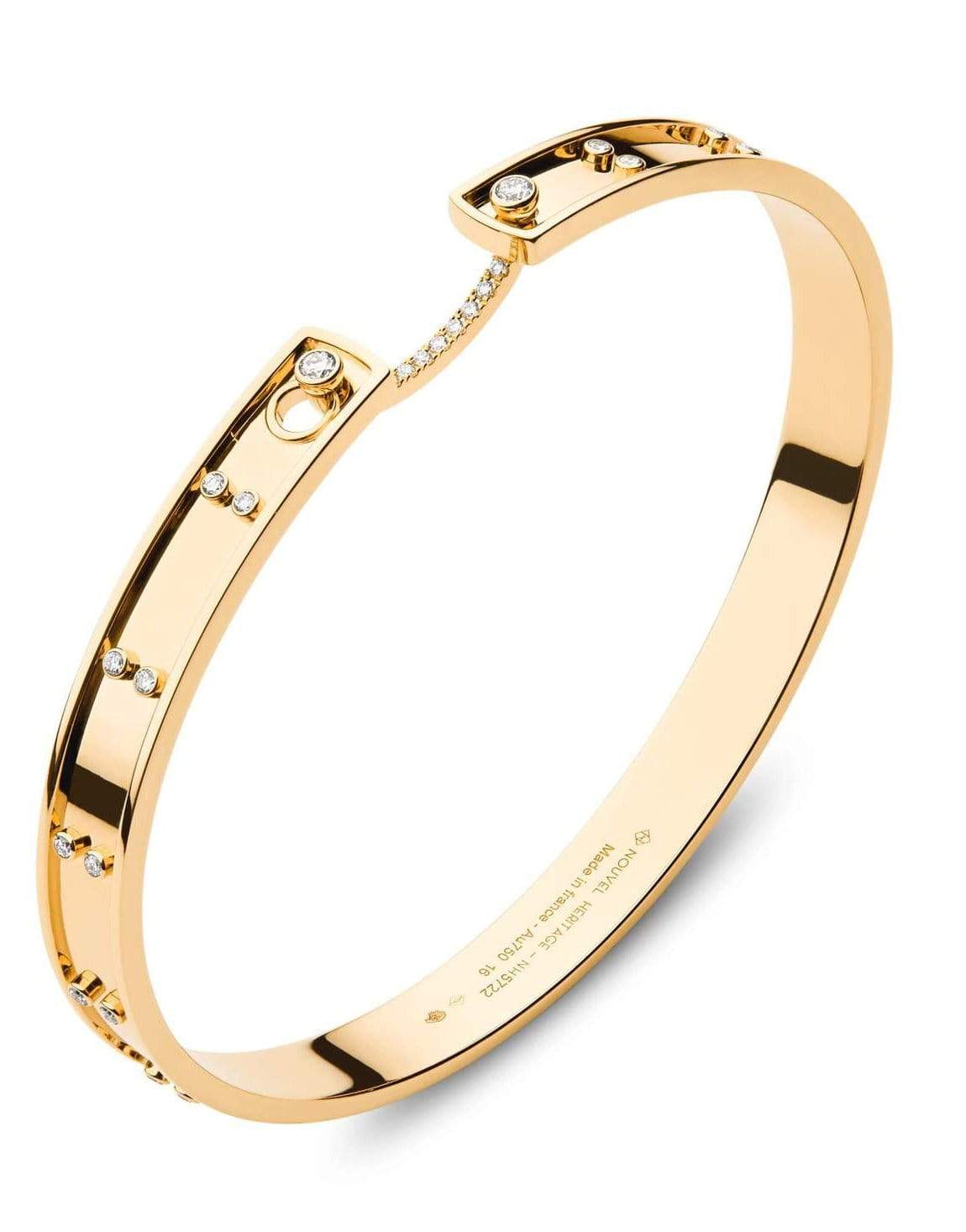 NOUVEL HERITAGE-Picnic In Paris Mood Bangle Bracelet-ROSE GOLD