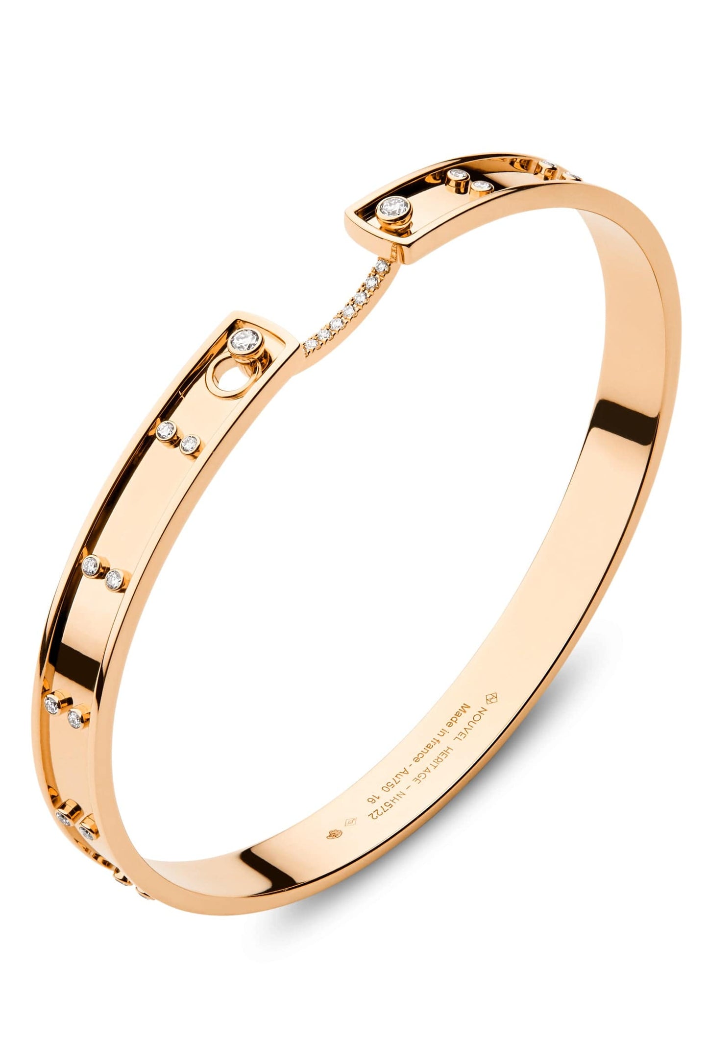 NOUVEL HERITAGE-Picnic in Paris Mood Bangle-ROSE GOLD