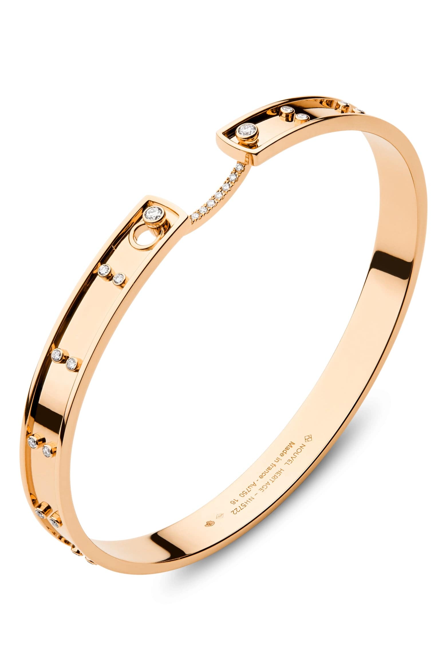 NOUVEL HERITAGE-Picnic in Paris Mood Bangle-ROSE GOLD