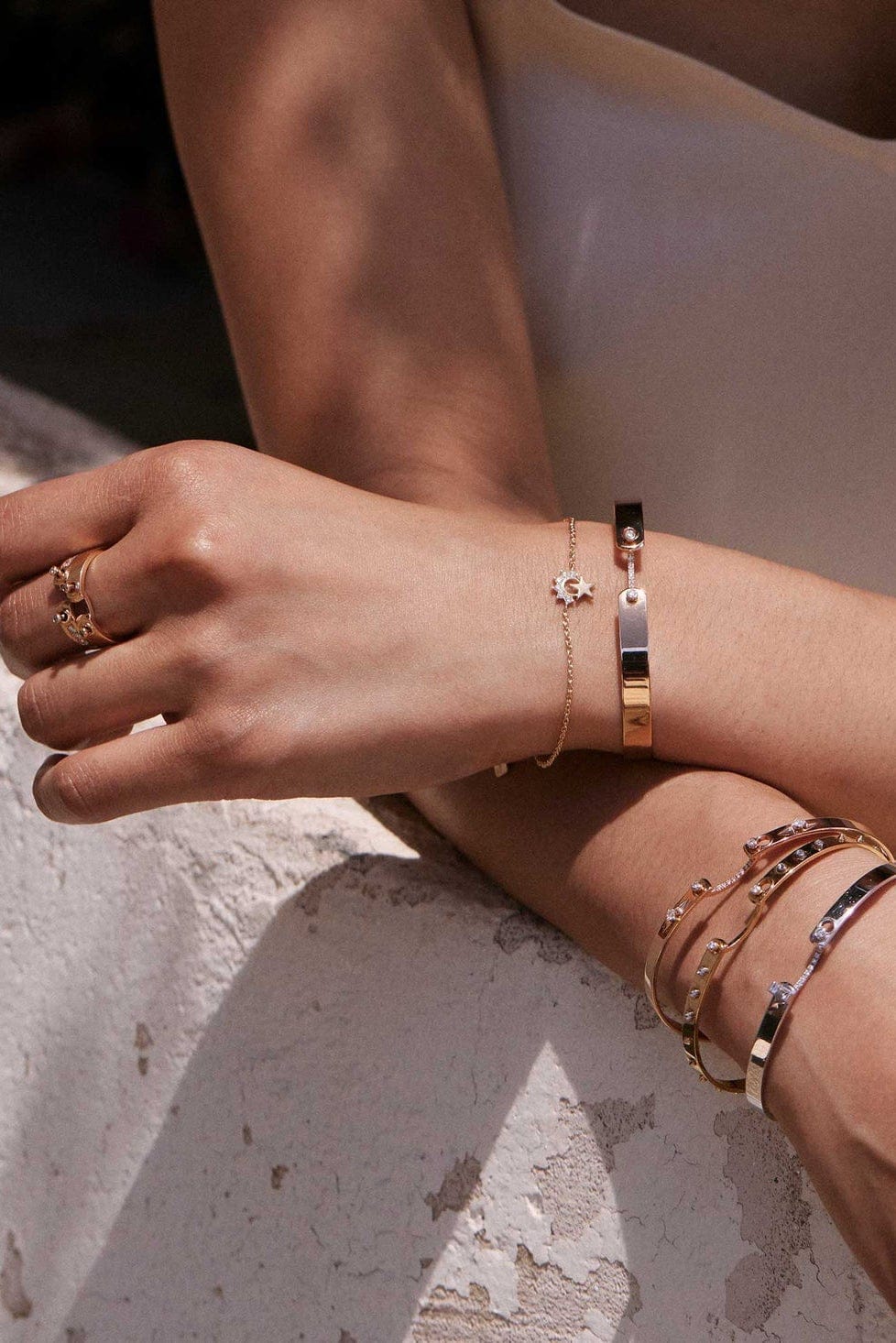 NOUVEL HERITAGE-Small Mystic Star Bracelet-ROSE GOLD