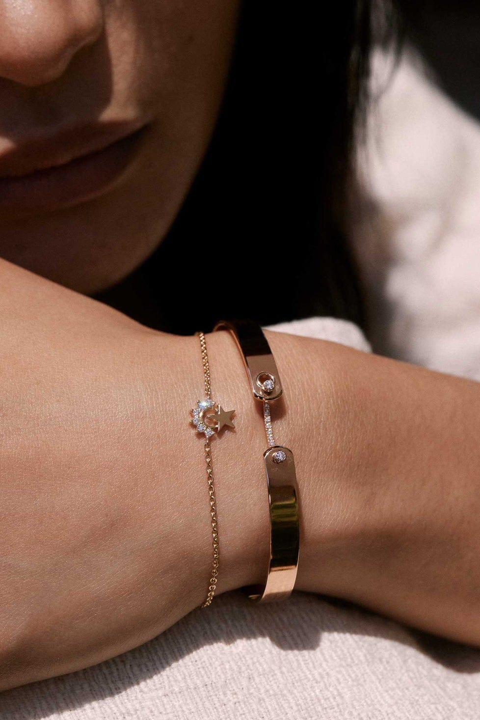 NOUVEL HERITAGE-Small Mystic Star Bracelet-ROSE GOLD