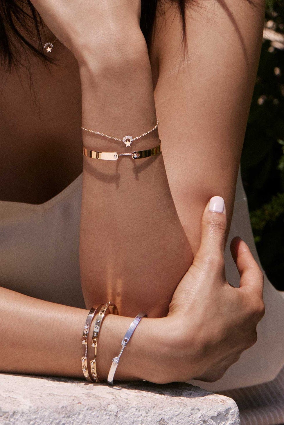 NOUVEL HERITAGE-Small Mystic Star Bracelet-ROSE GOLD