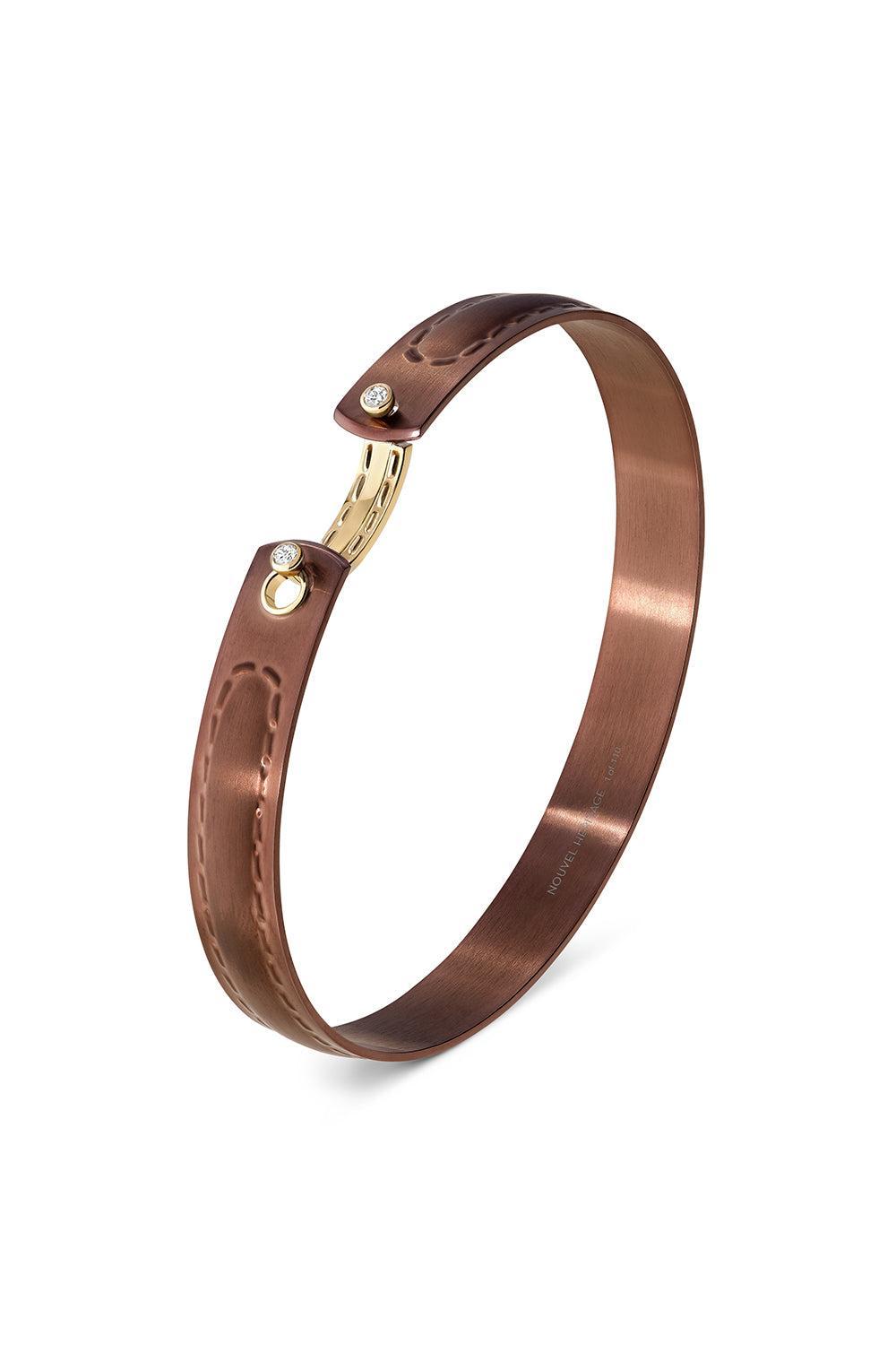 On The Rocks Mood Bangle Bracelet-YELLOW GOLD-JEWELRYFINE JEWELBRACELET O-NOUVEL HERITAGE