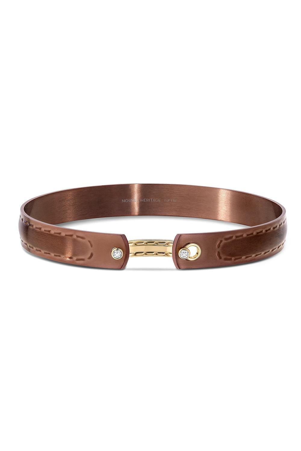 On The Rocks Mood Bangle Bracelet-YELLOW GOLD-JEWELRYFINE JEWELBRACELET O-NOUVEL HERITAGE