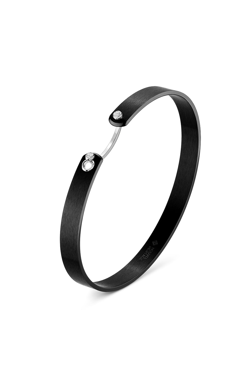 Midnight In Manhattan GM Mood Bracelet - White Gold-TITANIUM-20-JEWELRYFINE JEWELBRACELET O-NOUVEL HERITAGE