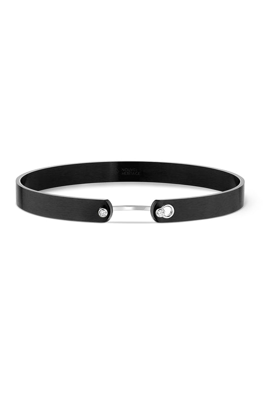 Midnight In Manhattan GM Mood Bracelet - White Gold-TITANIUM-20-JEWELRYFINE JEWELBRACELET O-NOUVEL HERITAGE