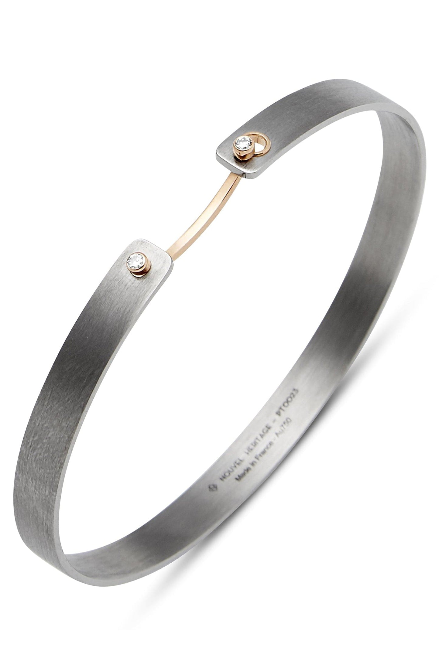 NOUVEL HERITAGE-His Titanium Mood Bangle - Rose Gold-TITANIUM