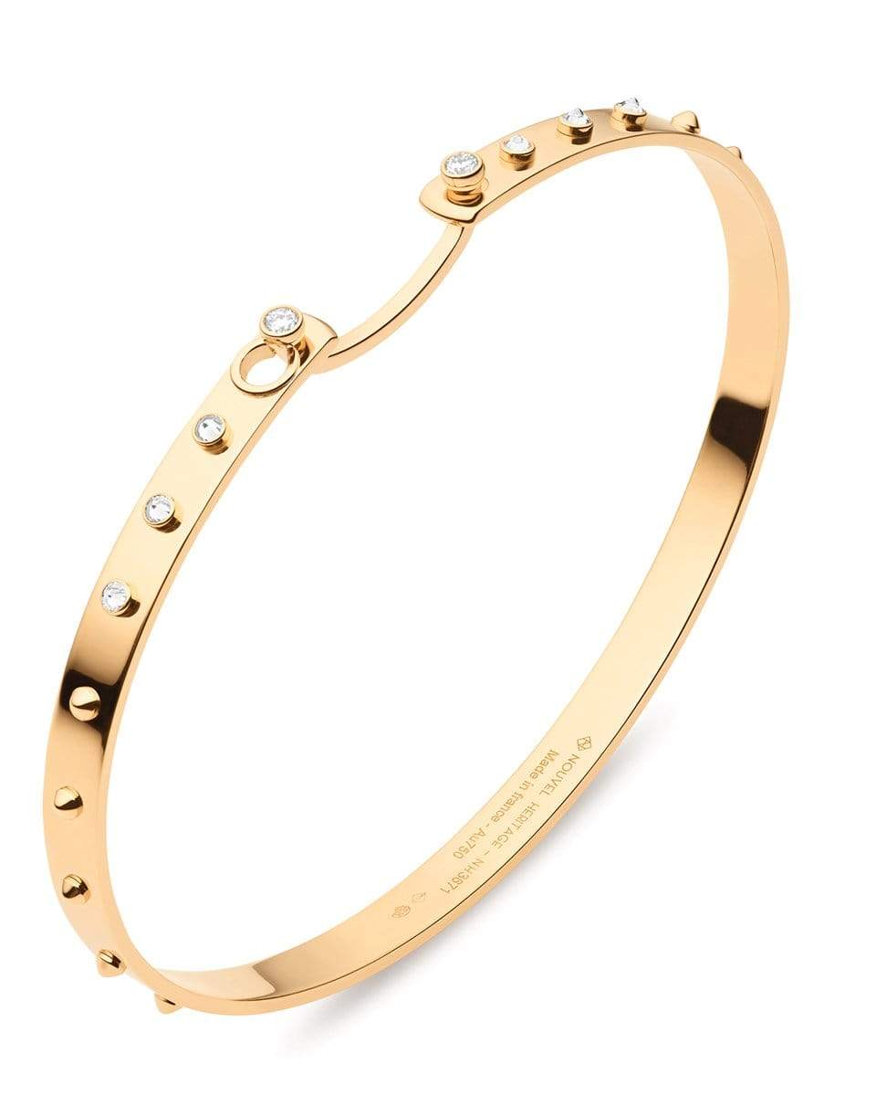 NOUVEL HERITAGE-Brunch in NY Mood Diamond Bangle-YELLOW GOLD