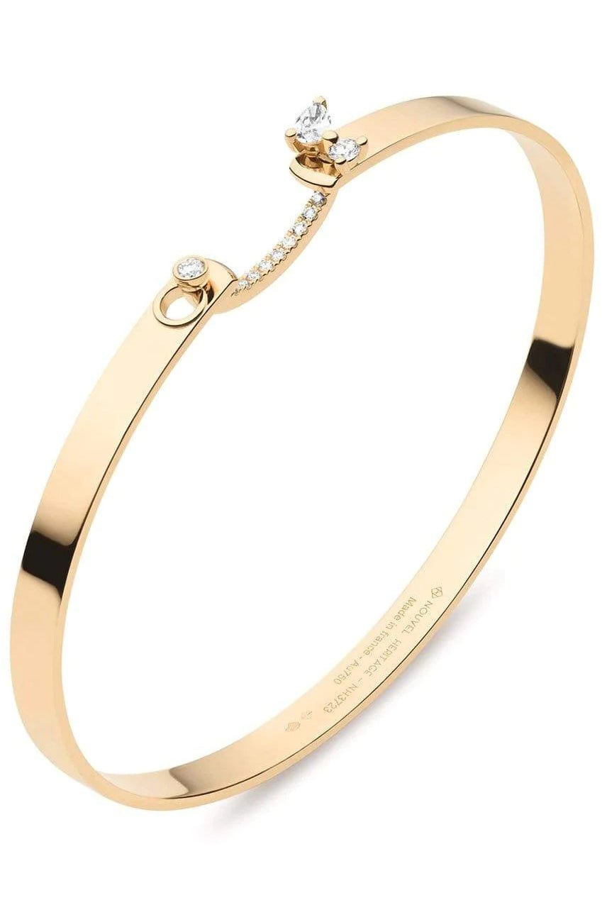 NOUVEL HERITAGE-Diamond Cocktail Time Mood Bangle-YELLOW GOLD