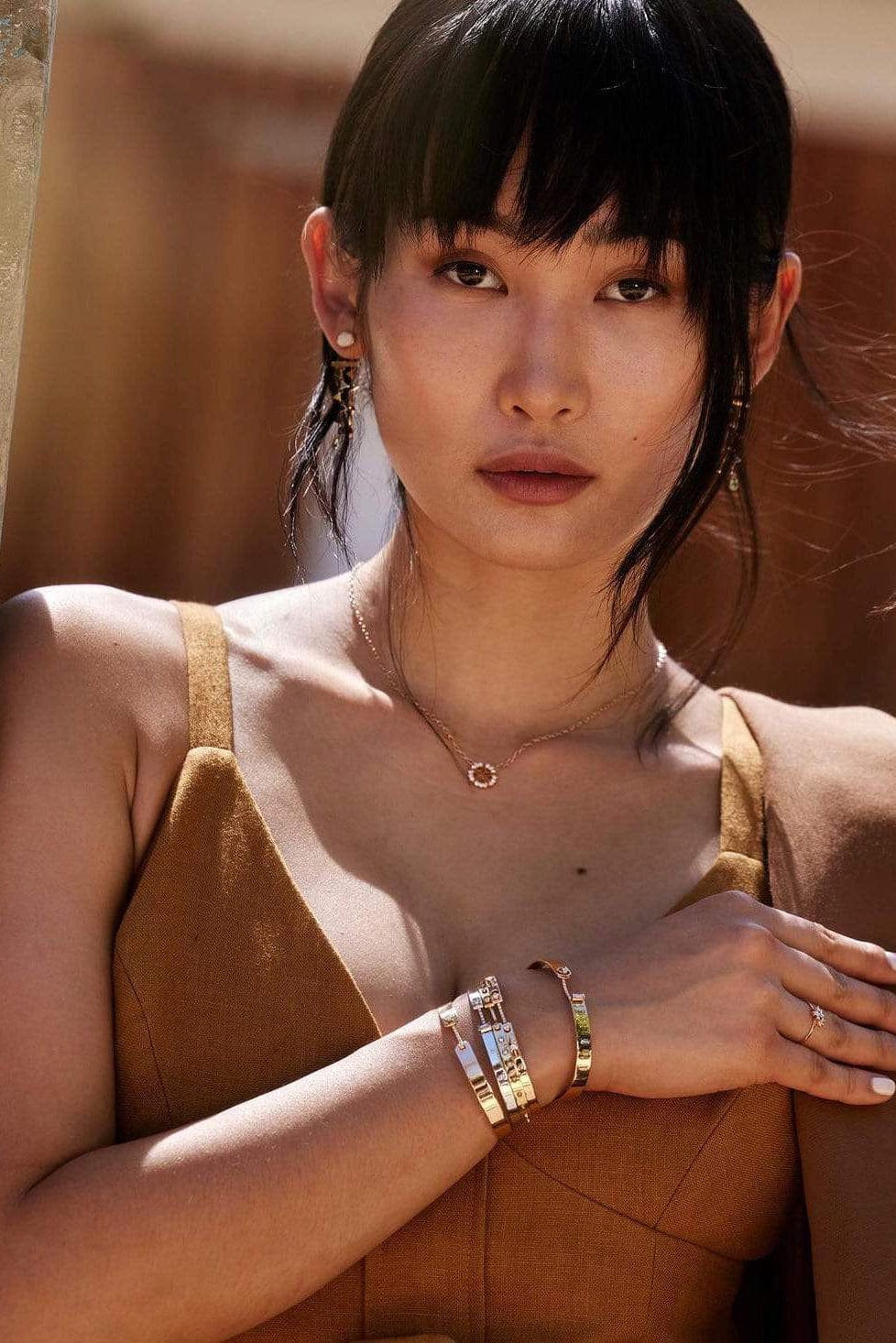NOUVEL HERITAGE-Dinner Date GM Mood Bangle-YELLOW GOLD