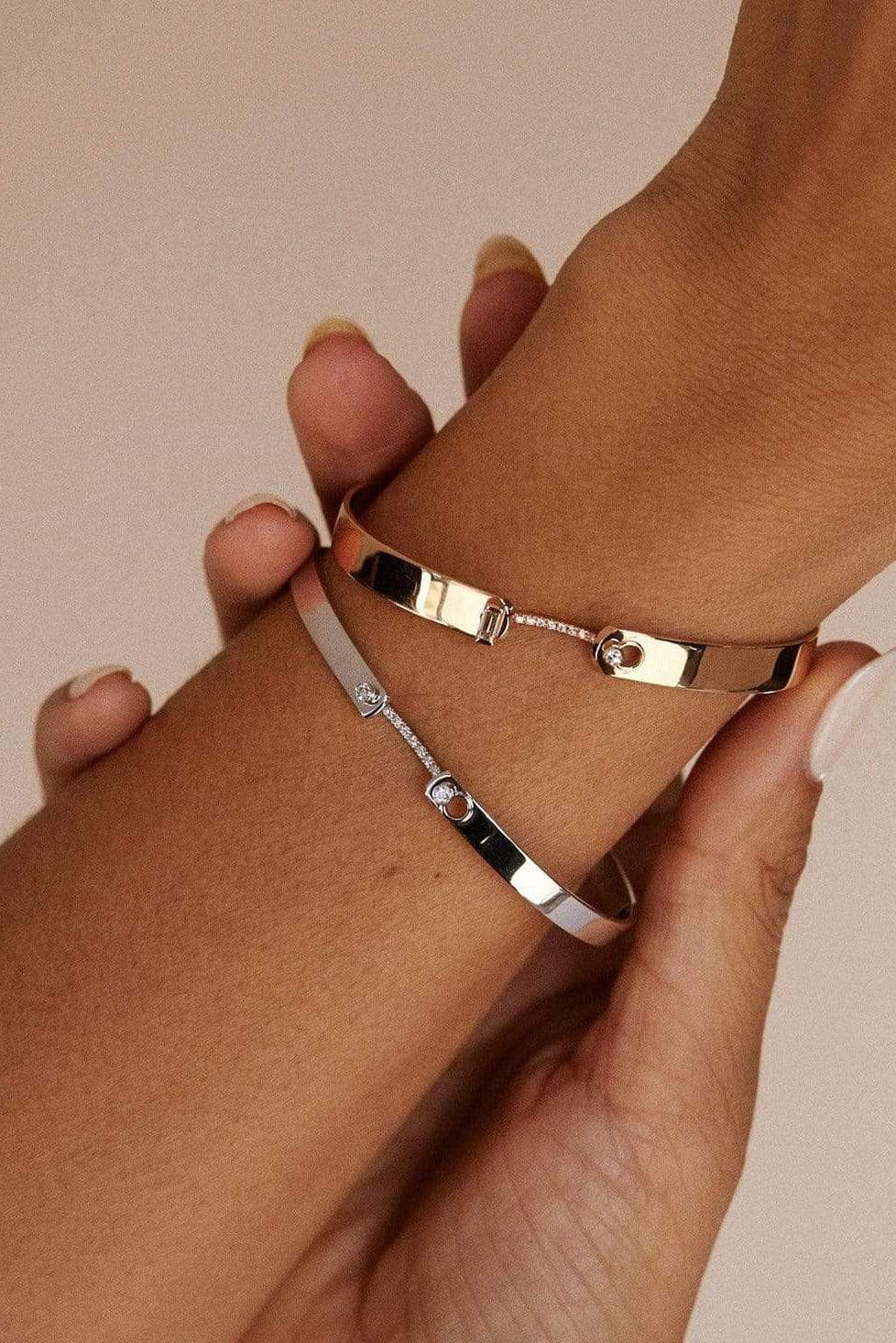 NOUVEL HERITAGE-Dinner Date GM Mood Bangle-YELLOW GOLD