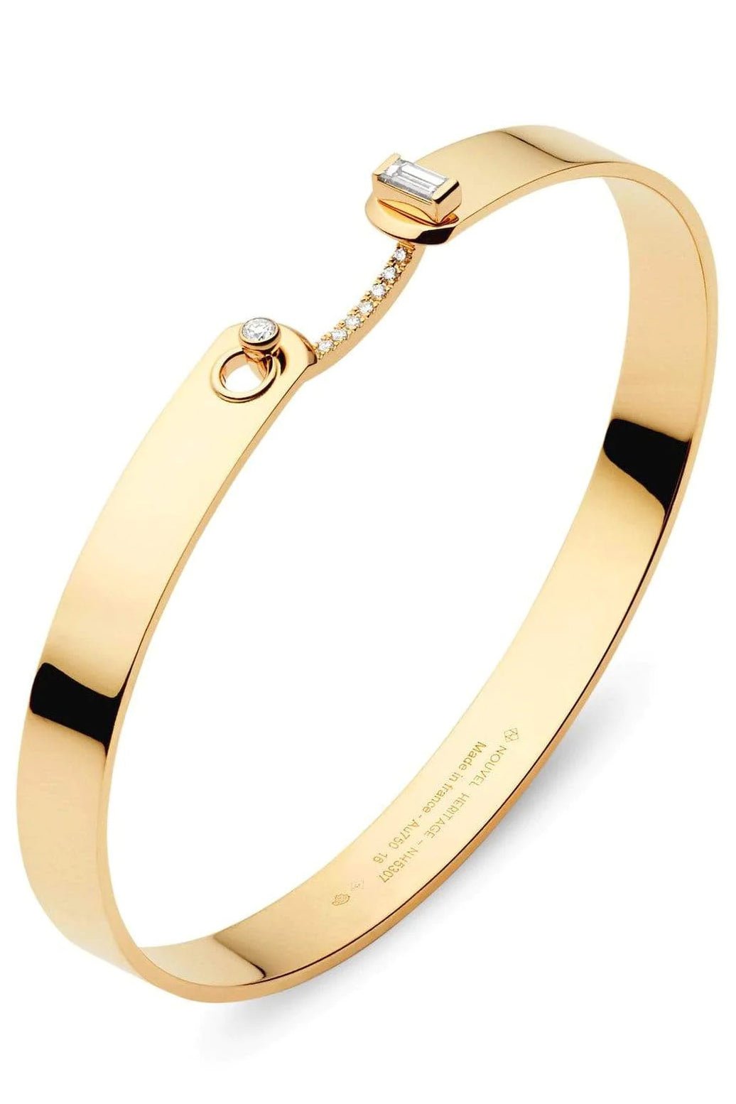 NOUVEL HERITAGE-Dinner Date GM Mood Bangle-YELLOW GOLD