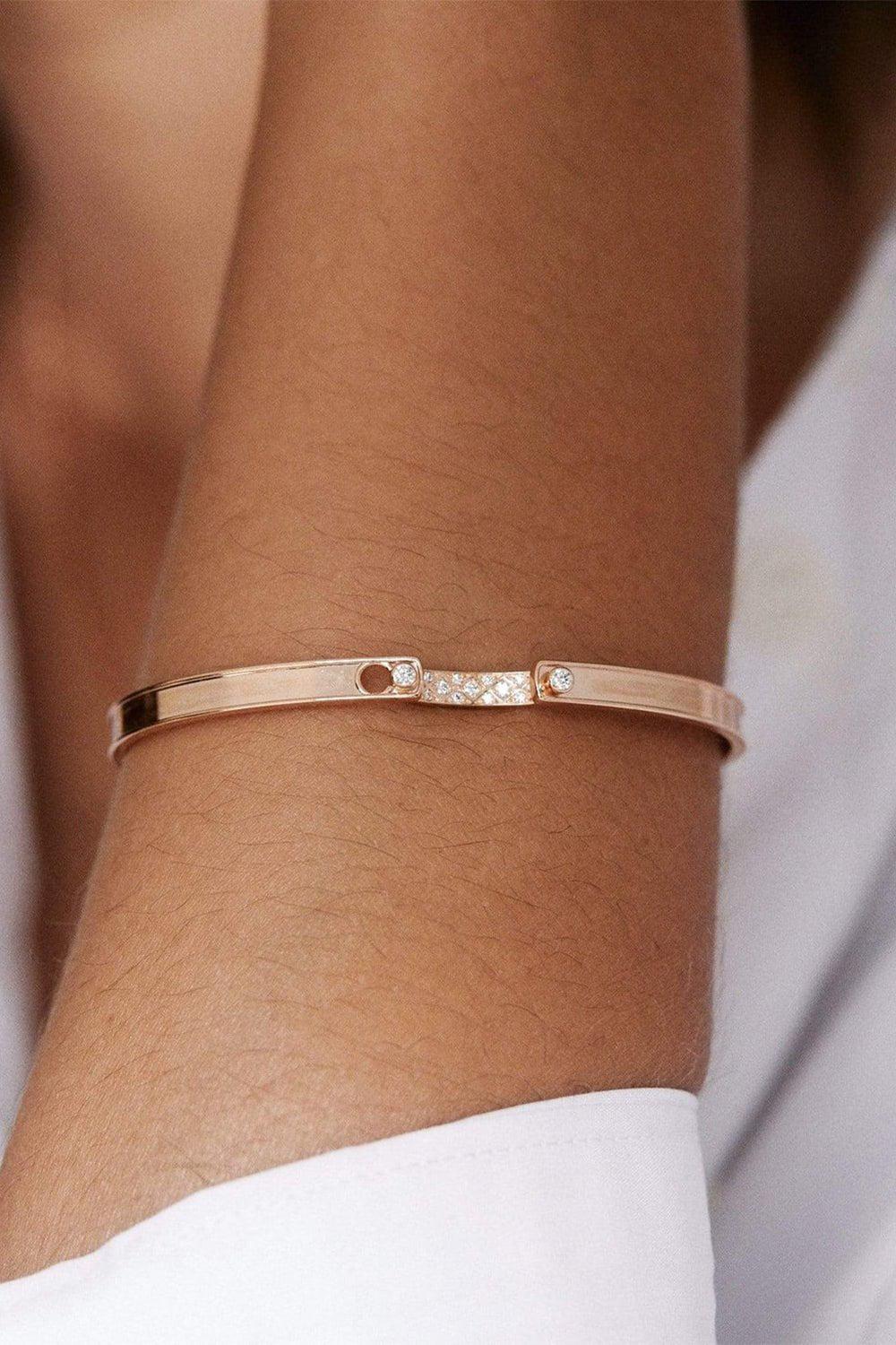NOUVEL HERITAGE-Parisian Stroll Mood Bangle-YELLOW GOLD