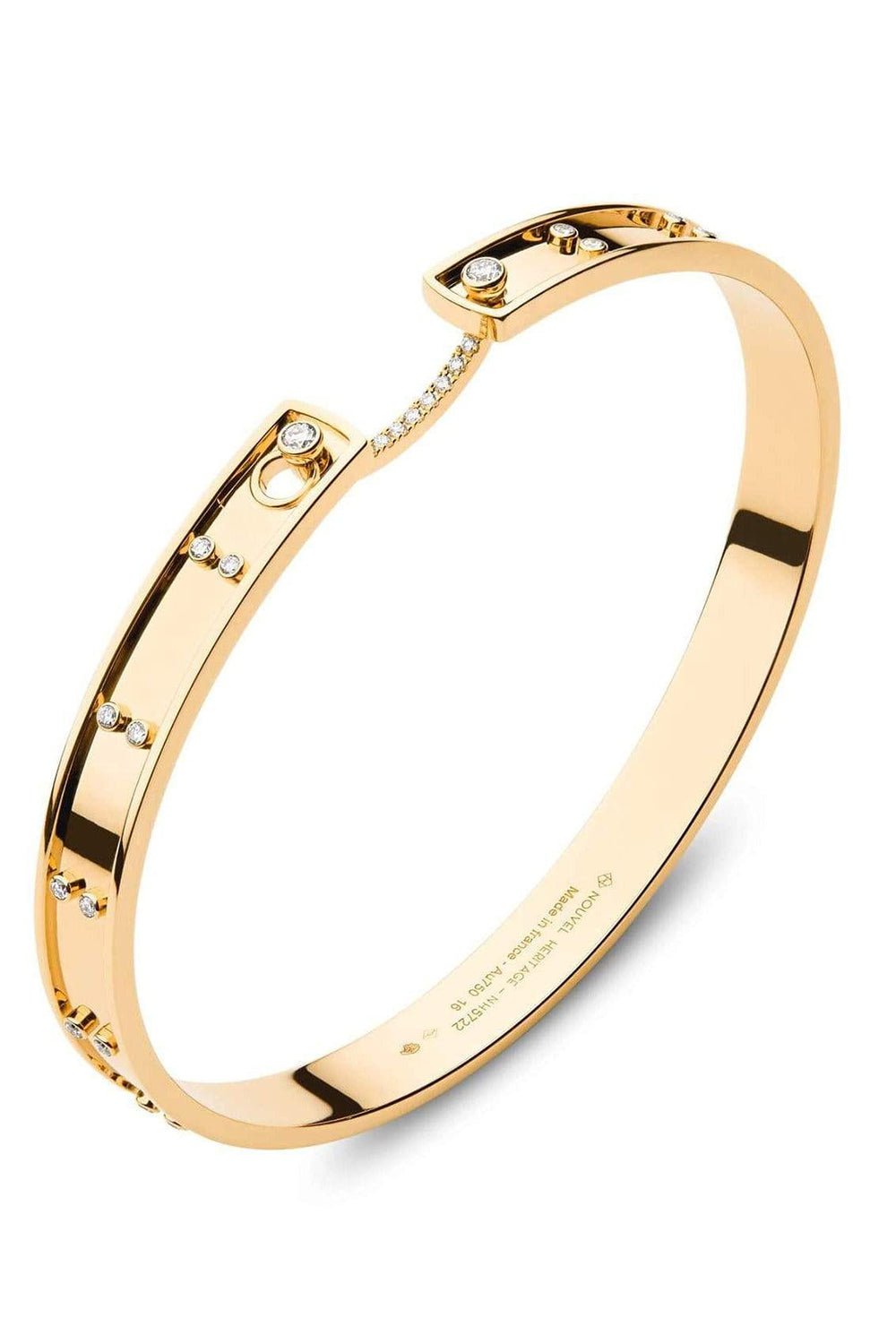 NOUVEL HERITAGE-Picnic in Paris Mood Bangle-YELLOW GOLD