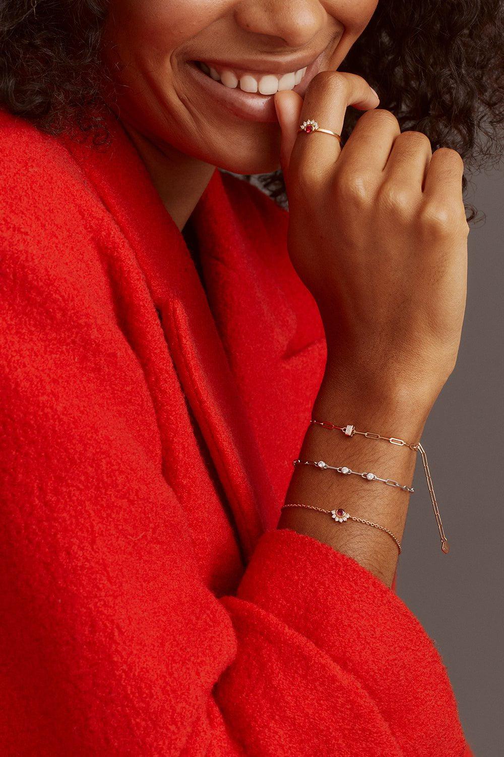 NOUVEL HERITAGE-Round Trio Classics Bracelet-YELLOW GOLD