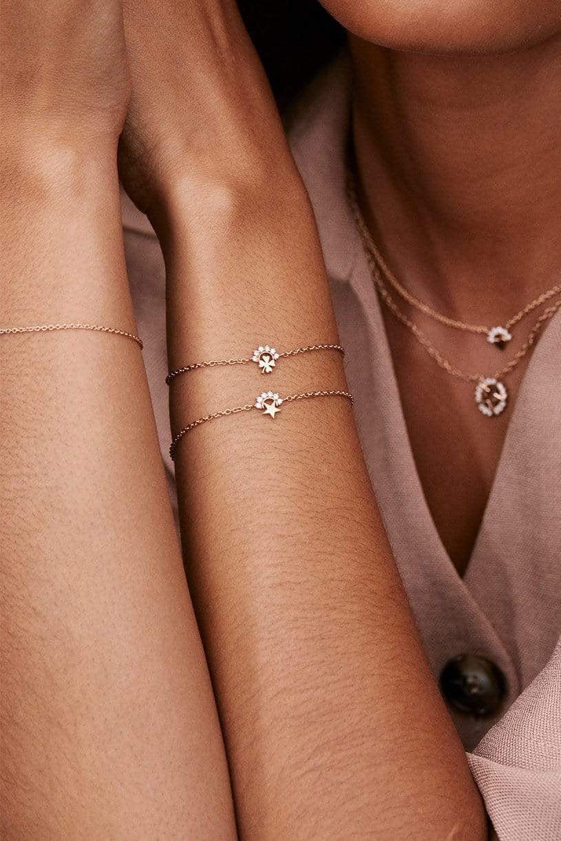 NOUVEL HERITAGE-Small Star Bracelet-YELLOW GOLD