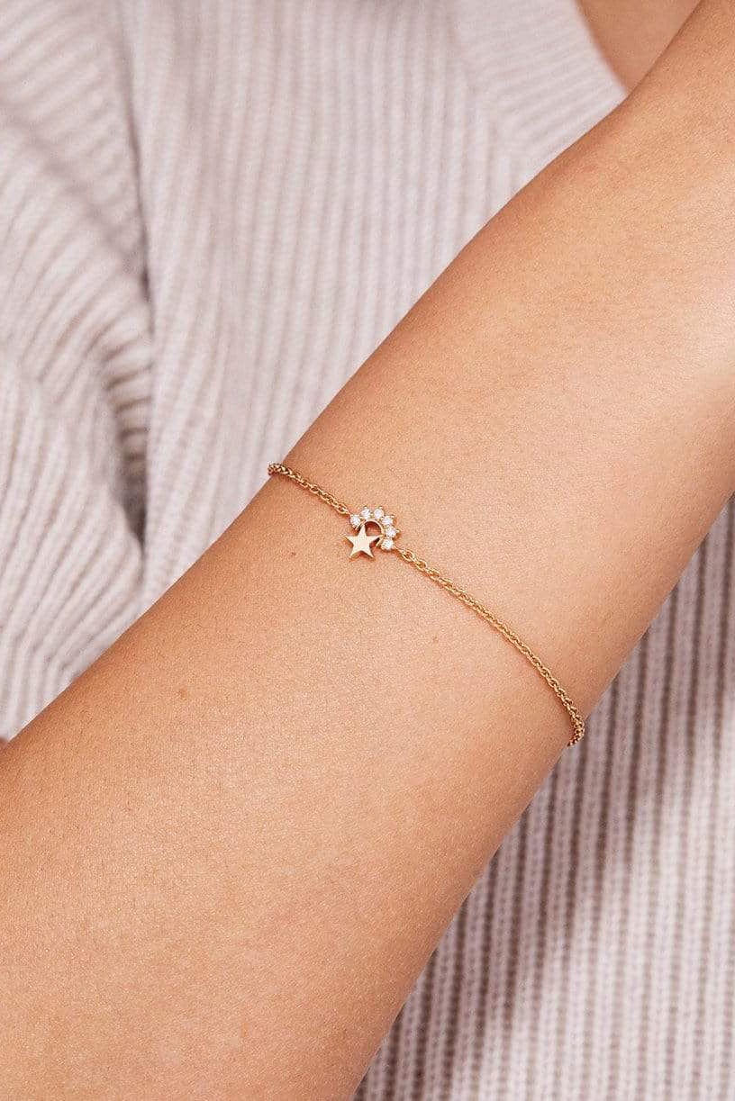 NOUVEL HERITAGE-Small Star Bracelet-YELLOW GOLD