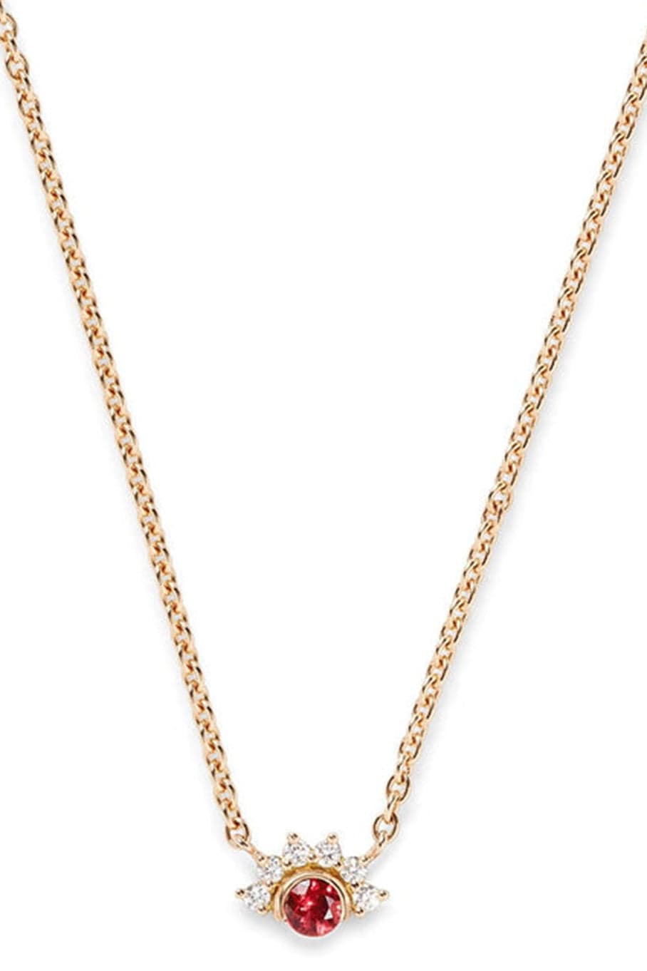 NOUVEL HERITAGE-Mystic Spinel and Diamond Necklace-YELLOW GOLD