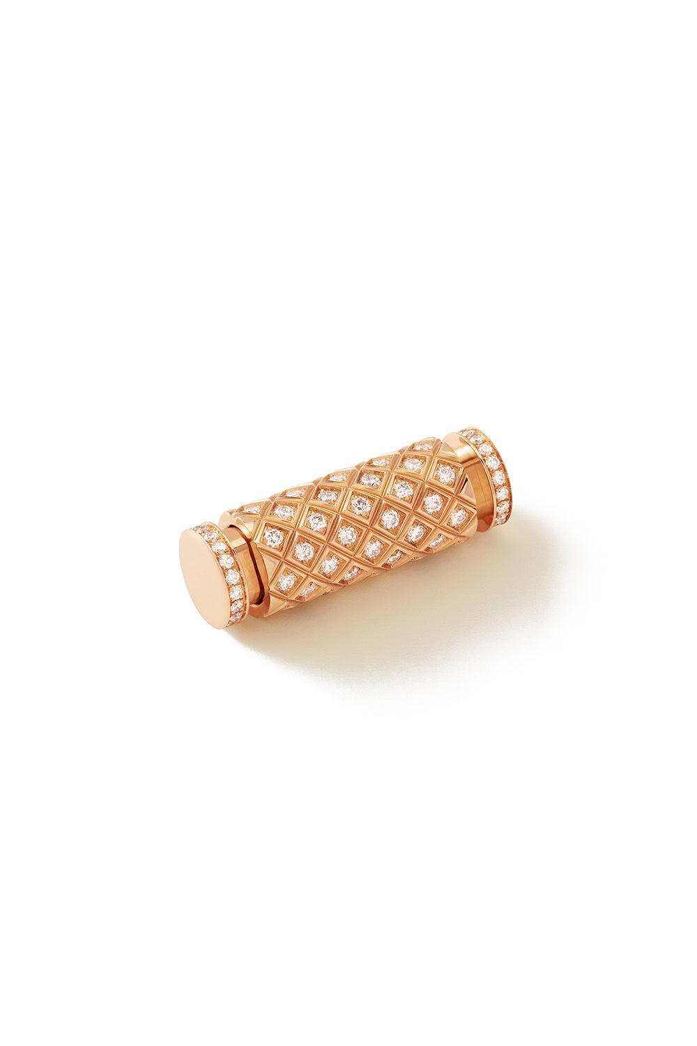Diamond Latch Pendant-ROSE GOLD-JEWELRYFINE JEWELPENDANT-NOUVEL HERITAGE