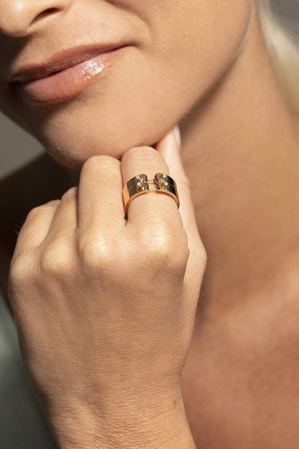 NOUVEL HERITAGE-Monday Morning Mood Ring-ROSE GOLD