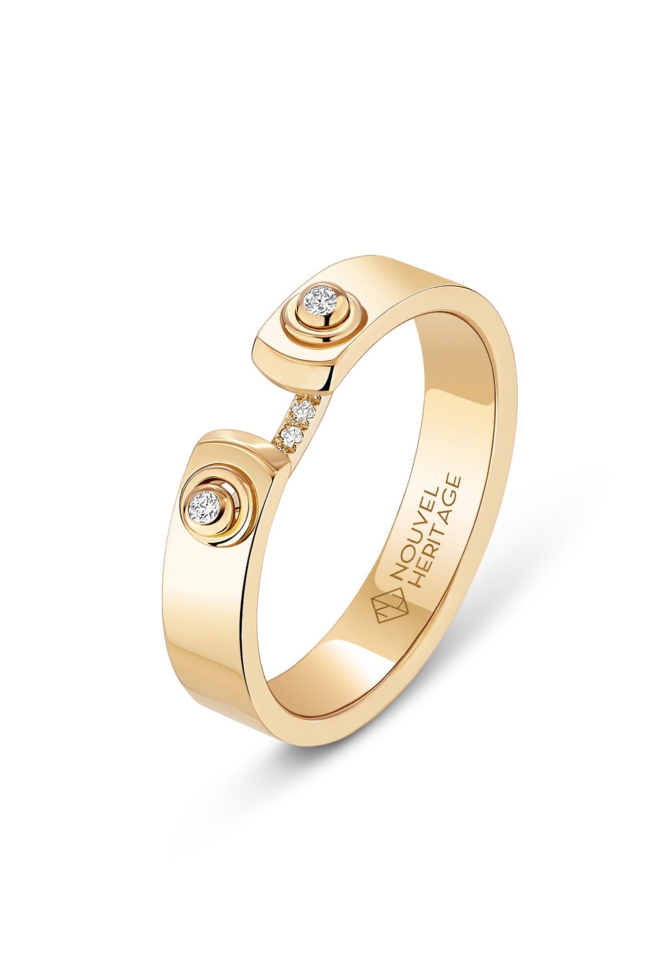 Business Meeting PM Mood Ring-YELLOW GOLD-6-JEWELRYFINE JEWELRING-NOUVEL HERITAGE