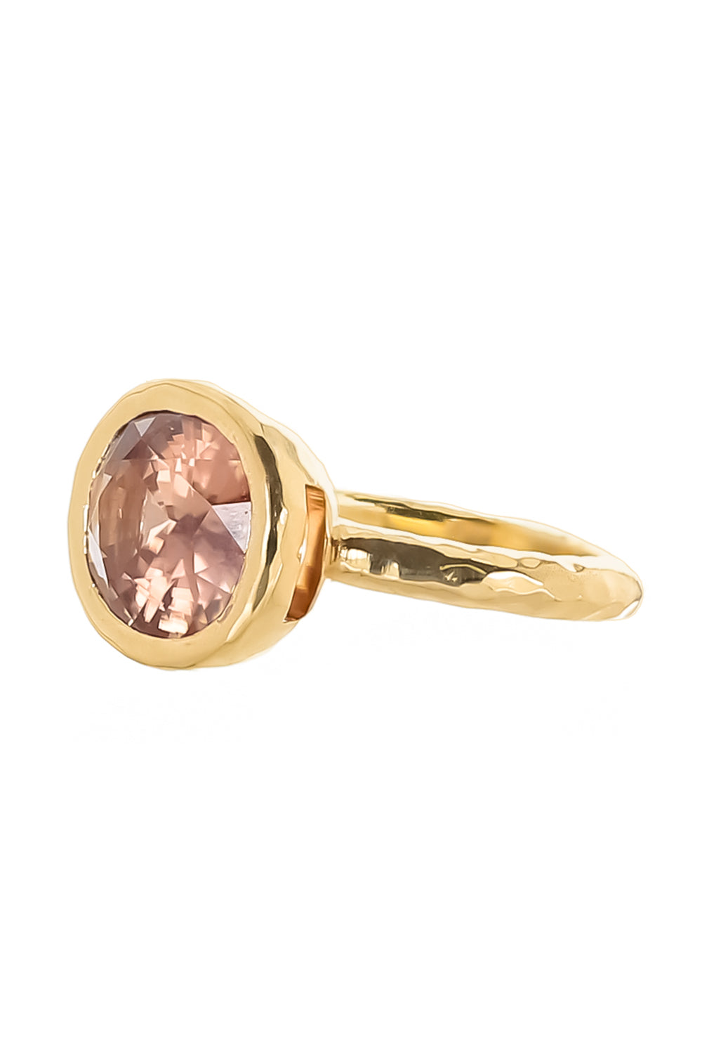 Cocoa Zircon Beatrice Ring-YELLOW GOLD-7-JEWELRYFINE JEWELRING-OCTAVIA ELIZABETH