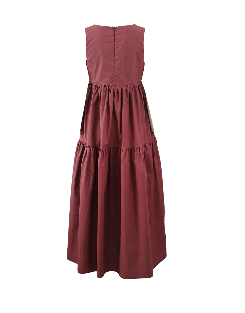 ODEEH-Cotton Tiered Maxi Dress-