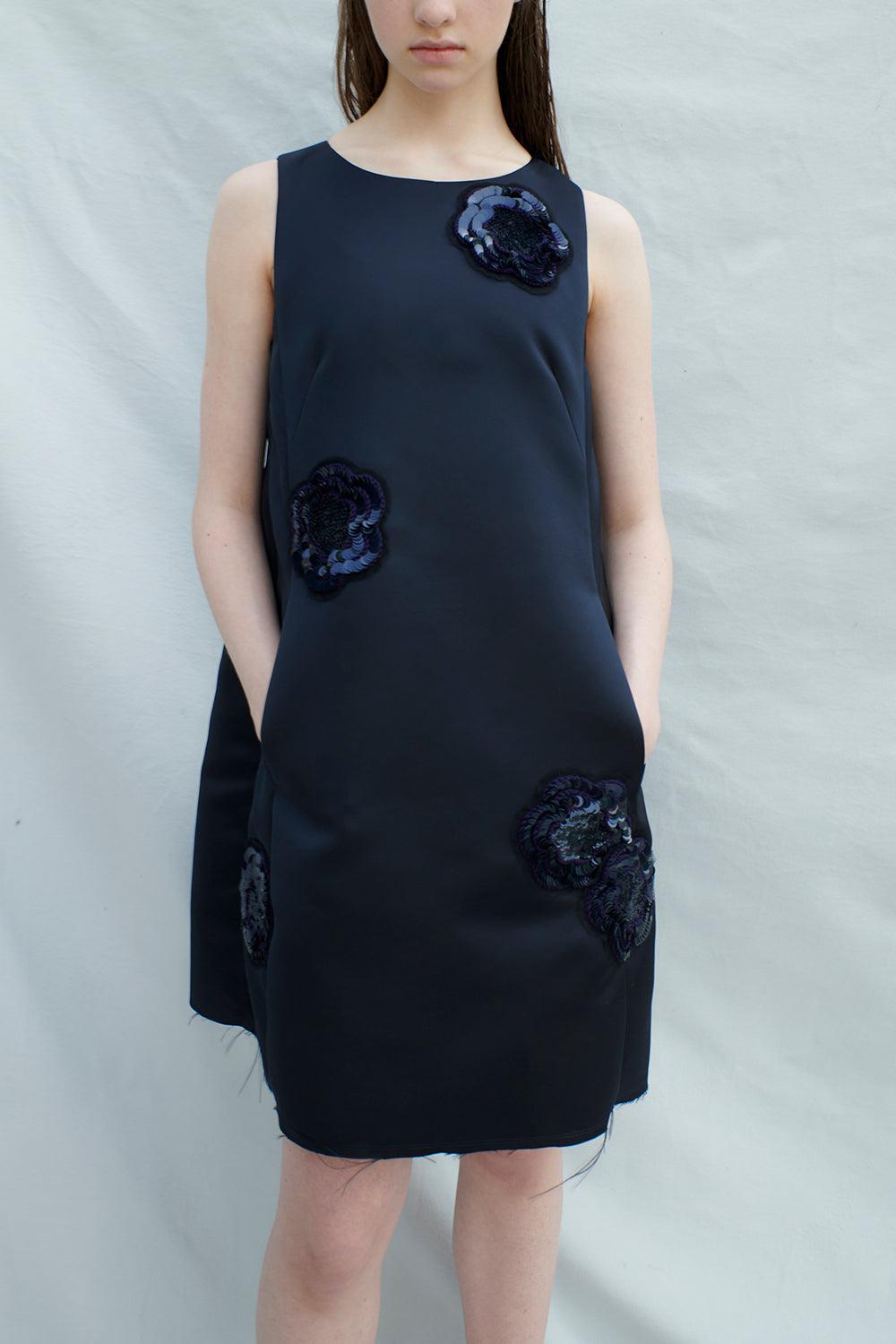 Mini Floral Dress-MIDNIGHT-34-CLOTHINGDRESSCOCKTAIL-ODEEH