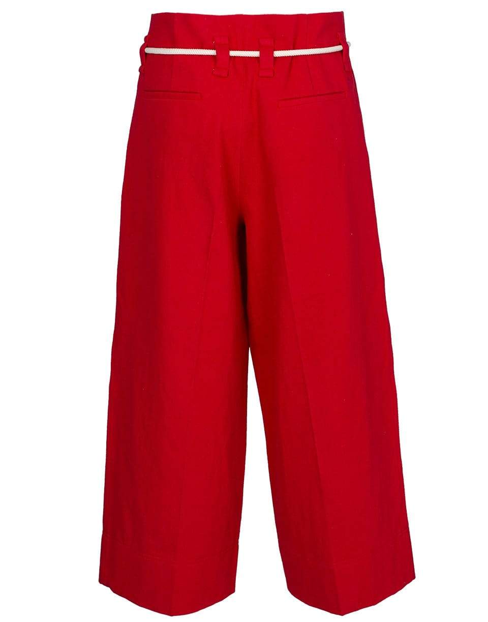 ODEEH-Wide Leg Crop Trouser-