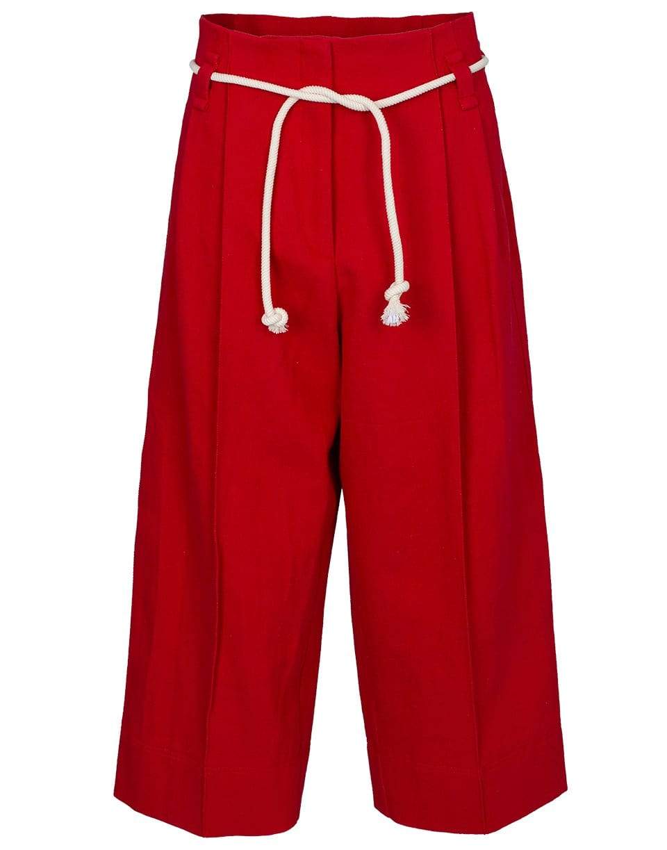 ODEEH-Wide Leg Crop Trouser-