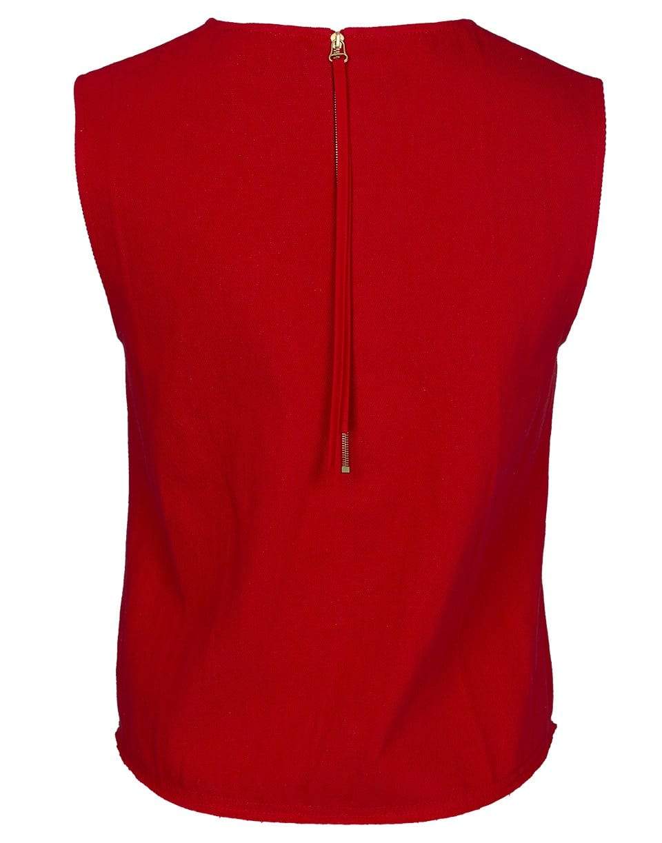 ODEEH-Sleeveless Boxy Top-