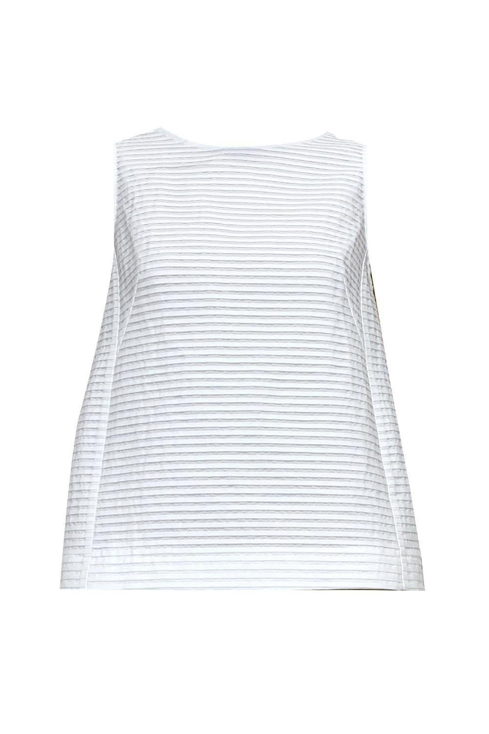 Sleeveless Top-WHITE-32-CLOTHINGTOPBLOUSE-ODEEH