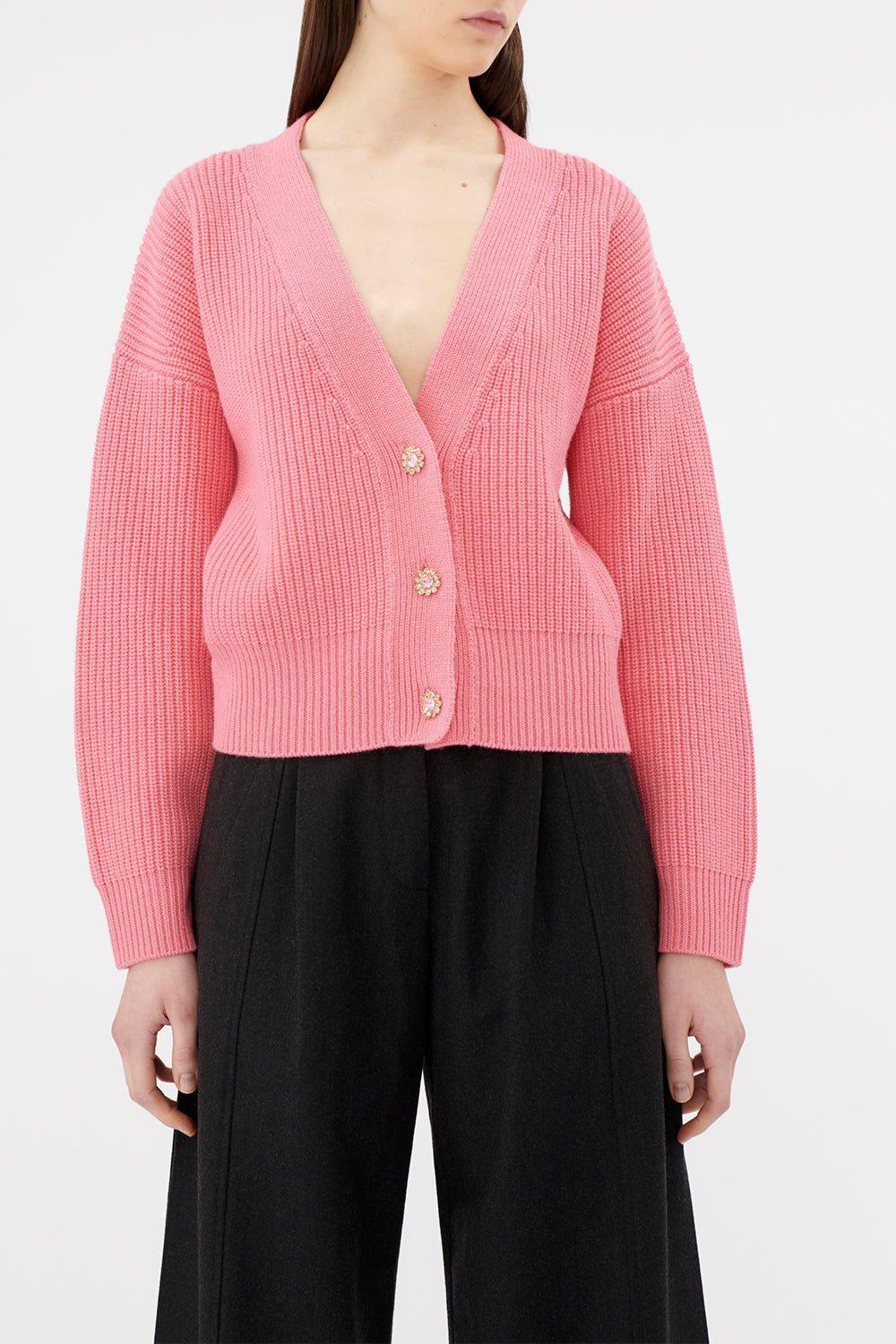 ODEEH-Deep V Cardigan-