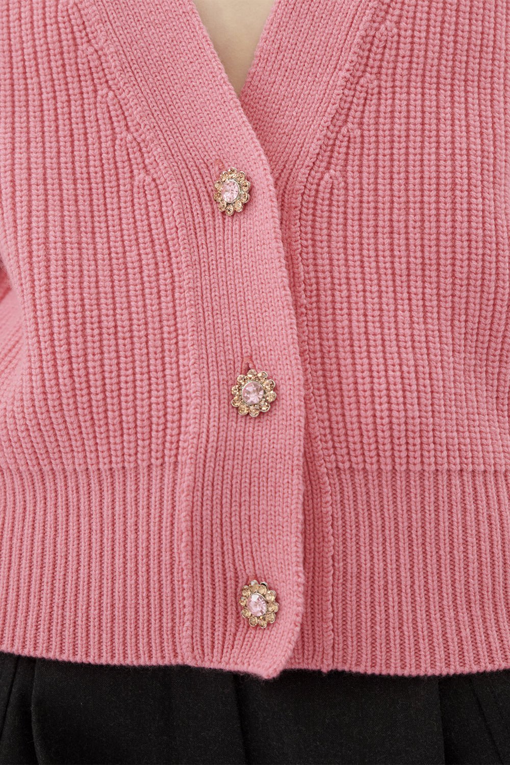 ODEEH-Deep V Cardigan-